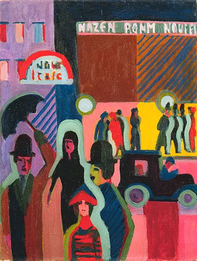 Store in the Rain Ernst Ludwig Kirchner